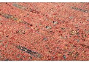 Tappeto Floralia Floreale Rosa Antico Blu Petrolio 170x239 Cm