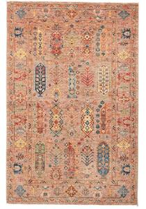 Tappeto Floralia Stilizzato Rosa Antico Blu 123x188 Cm