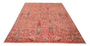 Tappeto Floralia Floreale Rosa Antico Blu Petrolio 170x239 Cm