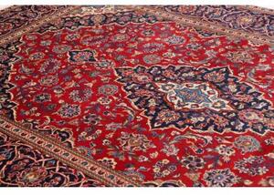 Tappeto Ardakan Medaglione Floreale Rosso Blu Scuro 190x295 Cm