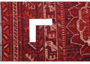 Tappeto Shiraz Geometrico Rosso Blu Scuro 223x330 Cm