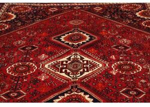 Tappeto Shiraz Geometrico Rosso Blu Scuro 223x330 Cm