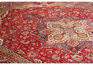 Tappeto Tabriz Stilizzato Rosso Avorio 250x338 Cm