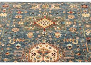 Tappeto Floralia Stilizzato Blu Beige 102x157 Cm