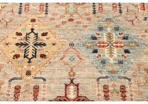 Tappeto Floralia Geometrico Beige Azzurro Corsia 80x295 Cm