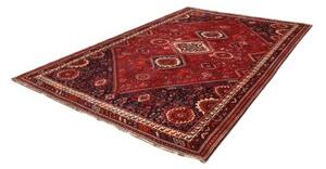 Tappeto Shiraz Geometrico Rosso Blu Scuro 223x330 Cm