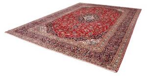Tappeto Ardakan Medaglione Floreale Rosso Blu Scuro 290x385 Cm