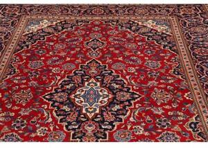 Tappeto Ardakan Medaglione Floreale Rosso Blu Scuro 190x295 Cm