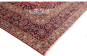 Tappeto Ardakan Medaglione Floreale Rosso Blu Scuro 290x385 Cm