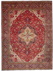 Tappeto Tabriz Stilizzato Rosso Avorio 250x338 Cm