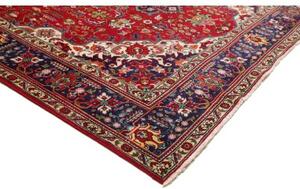 Tappeto Tabriz Stilizzato Rosso Blu Scuro 250x340 Cm