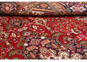 Tappeto Tabriz Stilizzato Rosso Blu Scuro 255x345 Cm