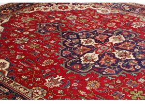 Tappeto Tabriz Stilizzato Rosso Blu Scuro 250x340 Cm