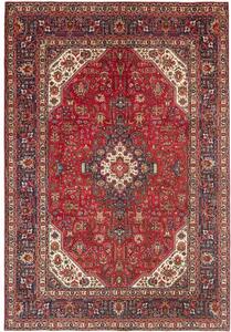 Tappeto Tabriz Stilizzato Rosso Blu Scuro 200x290 Cm