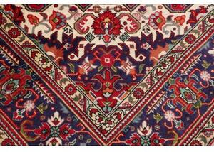 Tappeto Tabriz Stilizzato Rosso Blu Scuro 250x340 Cm