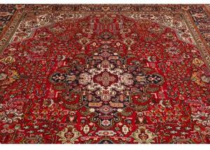 Tappeto Tabriz Stilizzato Rosso Blu Scuro 255x345 Cm