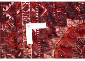 Tappeto Shiraz Geometrico Rosso Scuro Nero 220x315 Cm