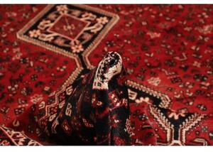 Tappeto Shiraz Stilizzato Rosso Nero 230x323 Cm