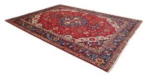Tappeto Tabriz Stilizzato Rosso Blu Scuro 250x340 Cm