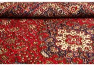 Tappeto Tabriz Stilizzato Rosso Blu Scuro 200x290 Cm