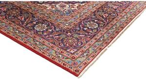 Tappeto Ardakan Medaglione Floreale Rosso Blu Scuro 250x360 Cm