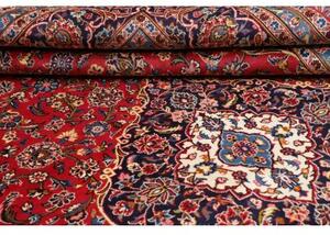 Tappeto Ardakan Medaglione Floreale Rosso Blu Scuro 250x365 Cm