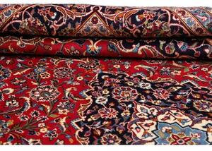 Tappeto Ardakan Medaglione Floreale Rosso Blu Scuro 245x387 Cm