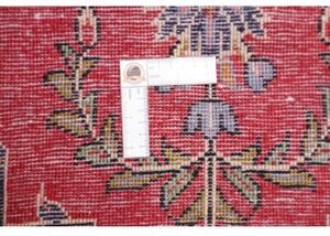 Tappeto Sarough Medaglione Floreale Rosso Blu 220x338 Cm