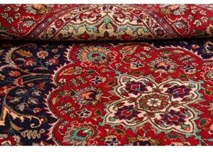 Tappeto Tabriz Medaglione Floreale Rosso Blu Scuro 200x293 Cm