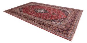 Tappeto Ardakan Medaglione Floreale Rosso Blu Scuro 245x387 Cm