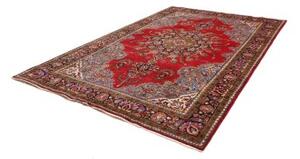 Tappeto Sarough Medaglione Floreale Rosso Blu 220x338 Cm