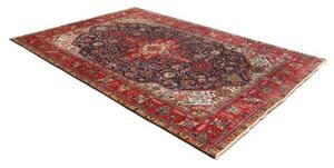 Tappeto Tabriz Stilizzato Rosso Blu Scuro 197x292 Cm