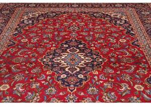 Tappeto Ardakan Medaglione Floreale Rosso Blu Scuro 250x360 Cm
