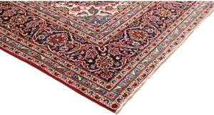 Tappeto Ardakan Medaglione Floreale Rosso Blu Scuro 250x365 Cm