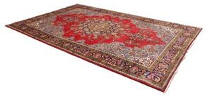 Tappeto Sarough Medaglione Floreale Rosso Blu 220x338 Cm