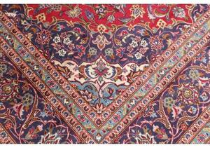 Tappeto Ardakan Medaglione Floreale Rosso Blu Scuro 250x360 Cm