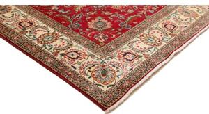 Tappeto Tabriz Figurativo Rosso Avorio 242x343 Cm