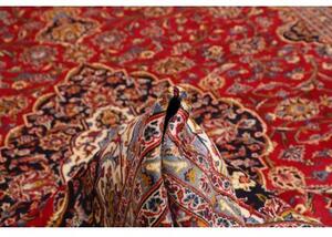 Tappeto Ardakan Medaglione Floreale Rosso Blu Scuro 280x403 Cm