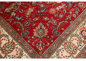 Tappeto Tabriz Figurativo Rosso Avorio 242x343 Cm