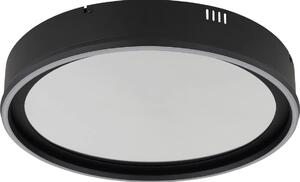 Globo 68288D - Plafoniera LED dimmerabile MIRRORA 40W/230V, diametro 51,5 cm, nero+telecomando