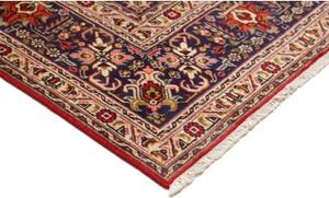 Tappeto Tabriz Stilizzato Rosso Scuro Blu Scuro 200x305 Cm