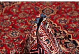 Tappeto Ardakan Medaglione Floreale Rosso Blu Scuro 195x305 Cm