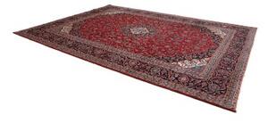 Tappeto Ardakan Medaglione Floreale Rosso Blu Scuro 290x403 Cm