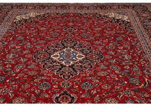 Tappeto Ardakan Medaglione Floreale Rosso Blu Scuro 290x403 Cm