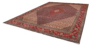 Tappeto Tabriz Stilizzato Rosso Blu Scuro 303x383 Cm