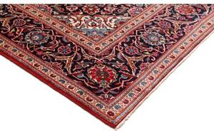 Tappeto Ardakan Medaglione Floreale Rosso Blu Scuro 195x305 Cm