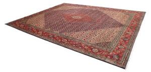 Tappeto Tabriz Stilizzato Rosso Blu Scuro 303x383 Cm