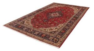 Tappeto Tabriz Stilizzato Rosso Scuro Blu Scuro 200x305 Cm