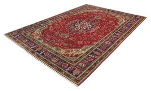 Tappeto Tabriz Stilizzato Rosso Blu 208x290 Cm