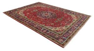 Tappeto Tabriz Stilizzato Rosso Blu 208x290 Cm